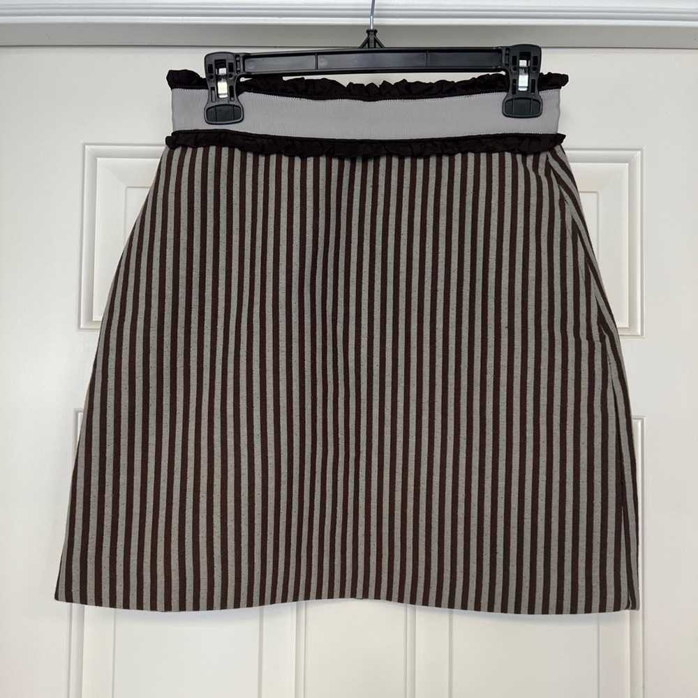 Hoss Intropia Striped A-Line Skirt Size 38